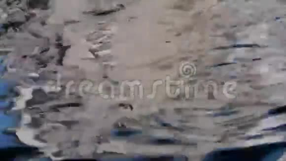 威尼斯的水和波浪录像视频的预览图