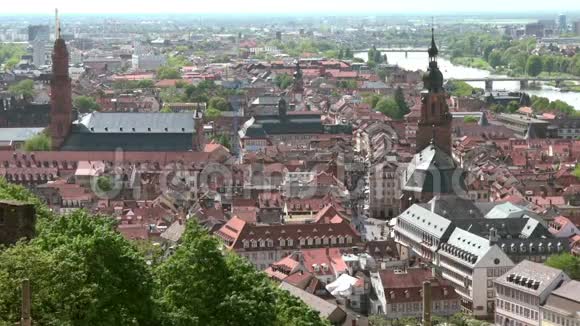 海德堡的风景视频的预览图