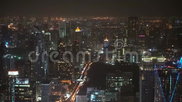 摩天大楼商业金融中心和企业建筑的城市景观视频的预览图