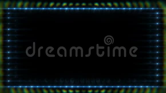 彩色耀斑的框架发光视频的预览图
