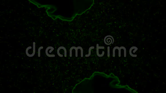 黑色的绿色抽象背景视频的预览图