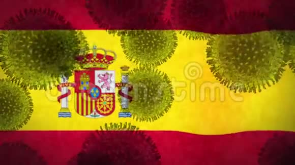 冠状病毒感染西班牙这种流行病无法控制地爆发视频的预览图