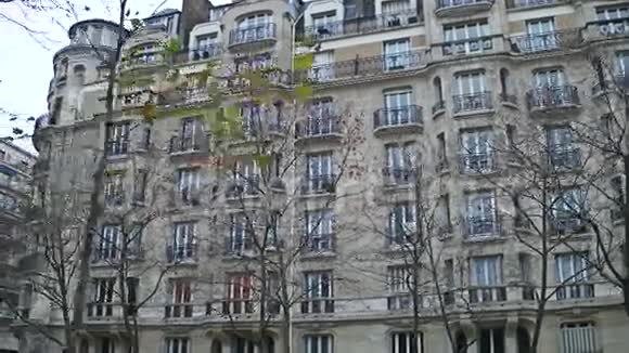 斯塔迪加姆拍摄的豪华巴黎住宅4K建立视频视频的预览图