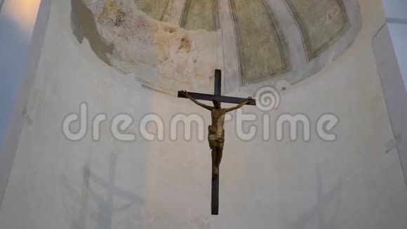 十字架上的耶稣基督十字架视频的预览图