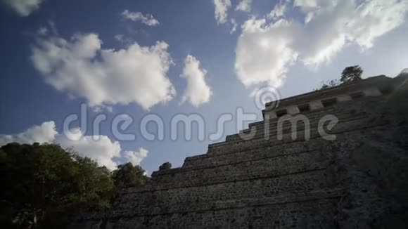 墨西哥恰帕斯州帕伦克的玛雅遗址视频的预览图
