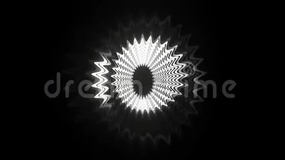 黑白抽象吊坠循环与阿尔法马特视频的预览图