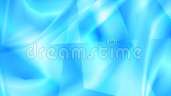 亮蓝抽象低聚几何运动背景视频的预览图