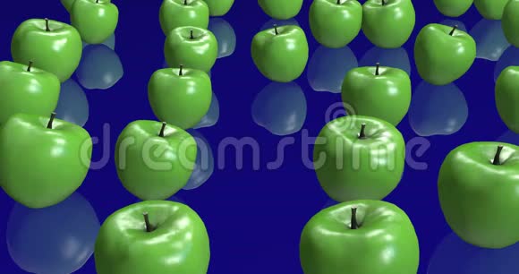 绿色苹果在概念动画上变成红色视频的预览图