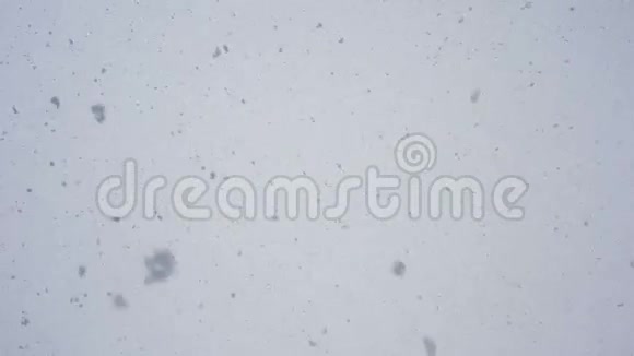 天空中的雪花视频的预览图