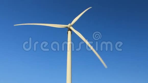 风力涡轮机绿色能源视频的预览图