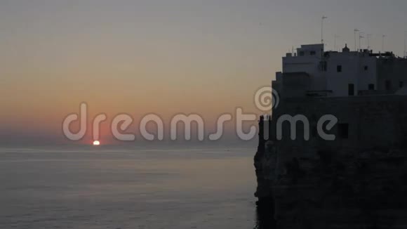 波利尼亚诺黎明太阳海时间推移2视频的预览图