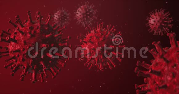 冠状病毒医学概念动画视频的预览图