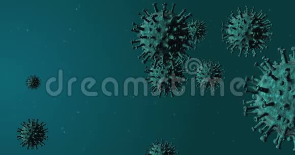 描述病毒动画的可视化视频的预览图
