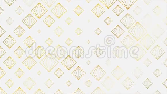 青铜金色几何图案抽象灰色运动背景视频的预览图