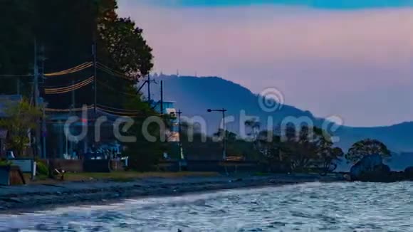 志贺琵琶湖日落时移视频的预览图