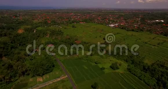 印度尼西亚巴厘的空中景观视频的预览图