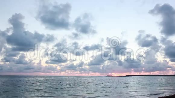 多米尼加共和国海滩黎明视频的预览图
