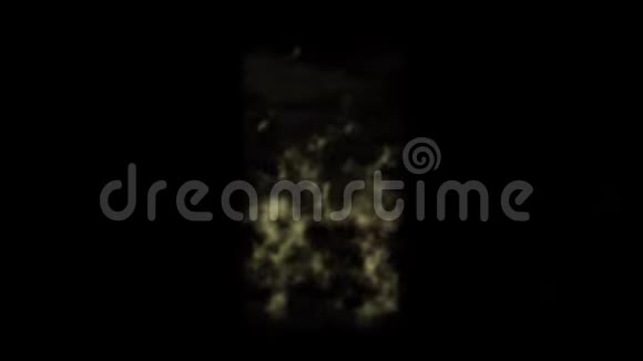 动画黄光效果为传送器在黑色背景视频的预览图