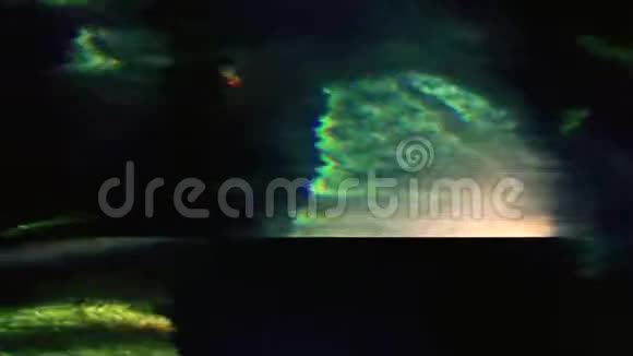 混合色优雅的霓虹灯网络朋克全息背景视频的预览图