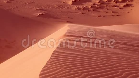 红色的沙子靠近撒哈拉沙漠视频的预览图