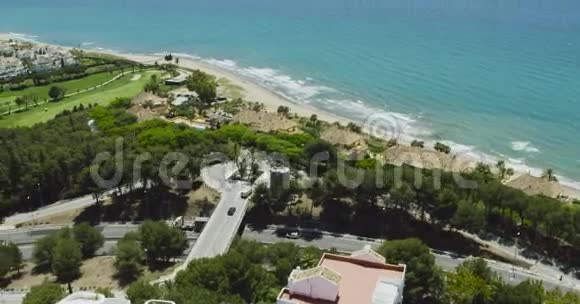 马贝拉飞越海滩镇西班牙20164K高清高清视频的预览图