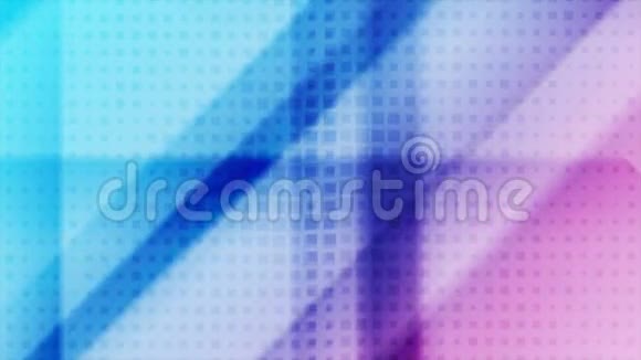 蓝粉粉色平滑条纹抽象技术动作背景视频的预览图