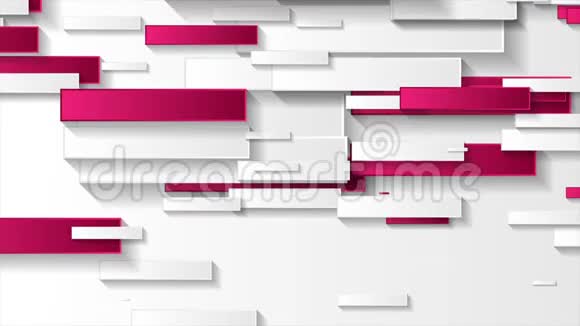 抽象灰粉色技术几何矩形运动背景视频的预览图