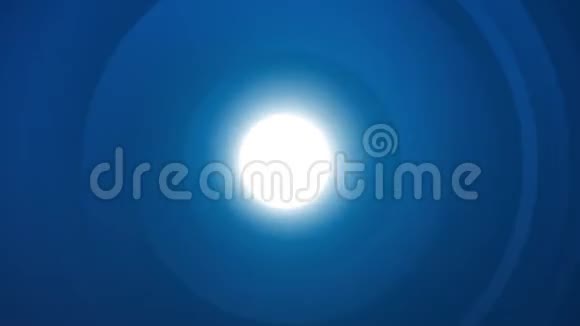 浅蓝光线隧道圆背景视频的预览图