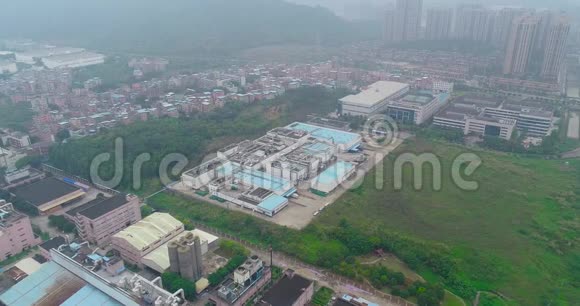 中国工业区的鸟瞰图中国工业区的跨度视频的预览图
