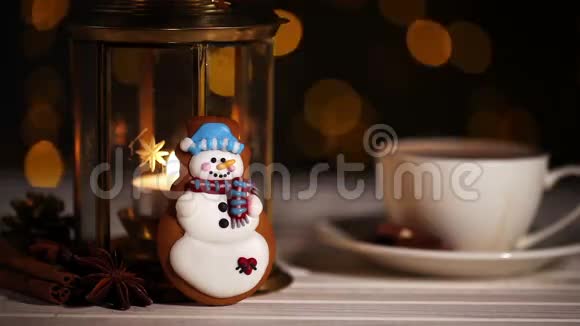 雪人圣诞饼干视频的预览图