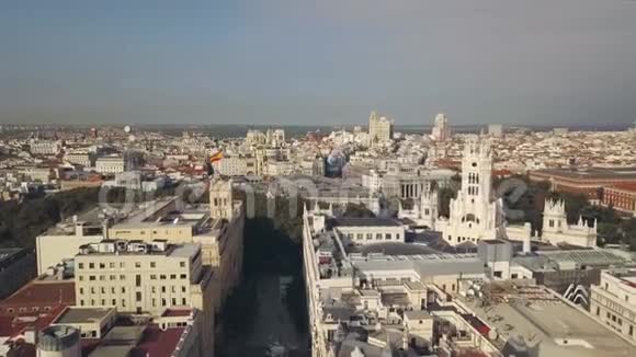 马德里的城市景观视频的预览图