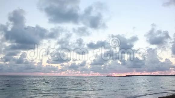 多米尼加共和国海滩黎明视频的预览图
