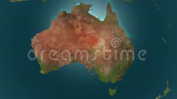 全球冷却澳大利亚冻结4K动画视频的预览图