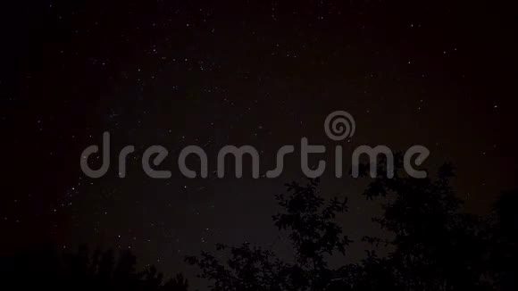 夜间星场延时视频的预览图