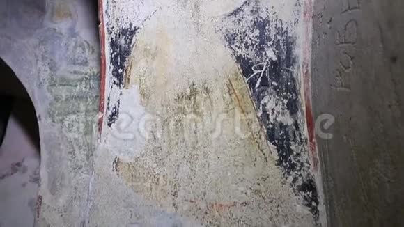 古老的中世纪褪色壁画视频的预览图