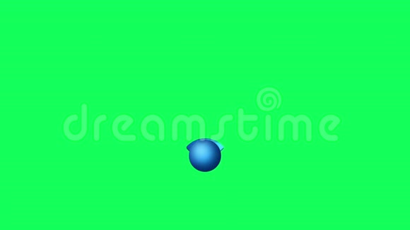 无线符号图标绿色屏幕上的动画视频的预览图