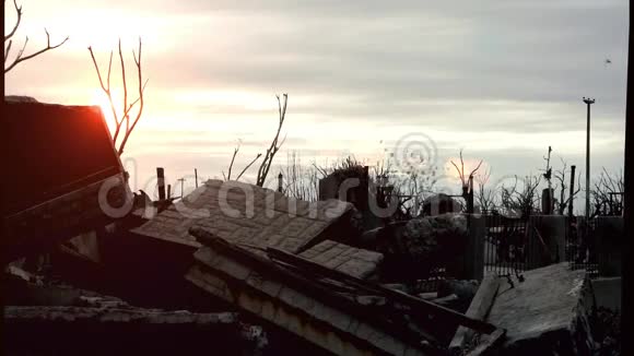 Epecen鬼城的日落和毁灭视频的预览图