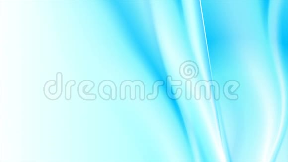 蓝白色平滑条纹抽象流动运动背景视频的预览图