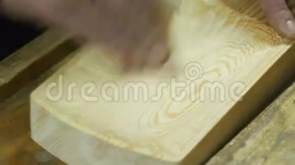 木质木板的聚光视频的预览图