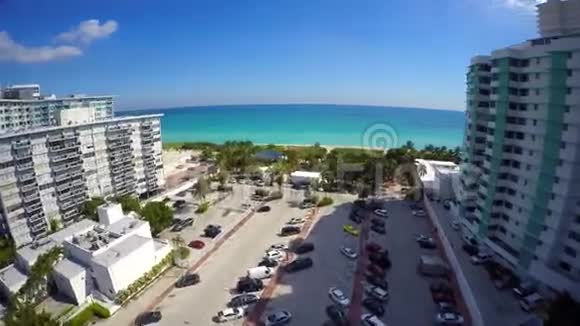 飞越迈阿密海滩4K视频的预览图