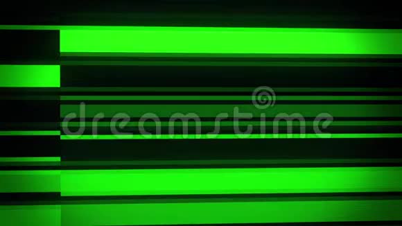 绿色数字霓虹灯线VJ循环运动背景视频的预览图