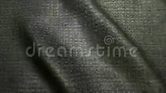 米色面料高品质牛仔裤纹理波浪运动无缝环视频的预览图