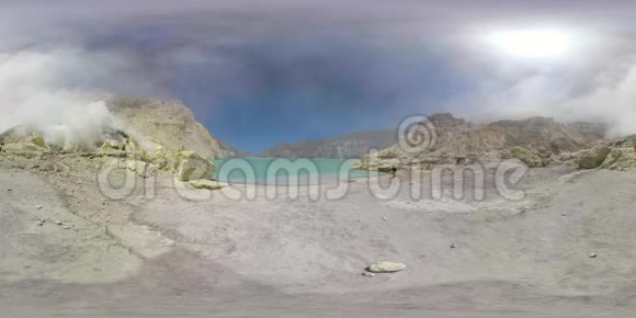 山景与火山口湖vr360视频的预览图