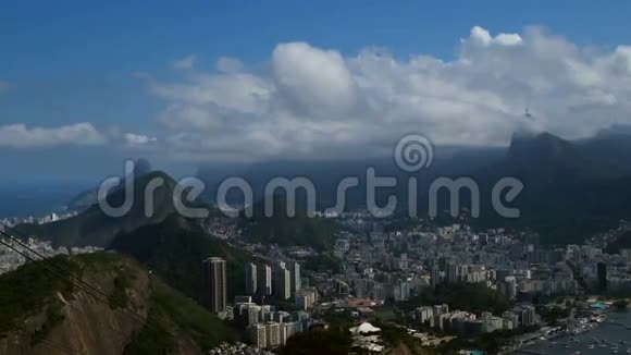里约热内卢的景色山顶视频的预览图