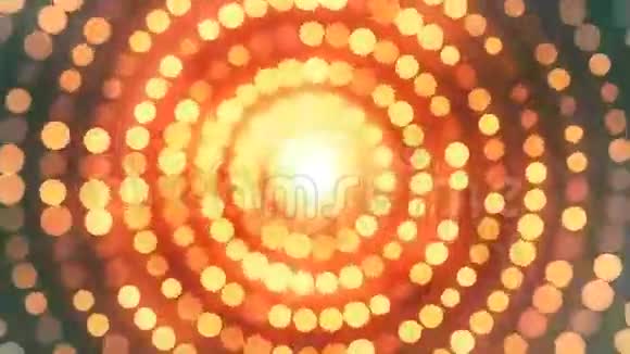 高清循环背景与漂亮的橙色LED视频的预览图
