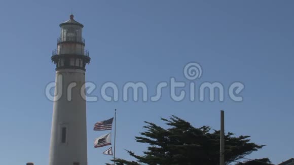 灯塔西海岸加利福尼亚州美国视频的预览图