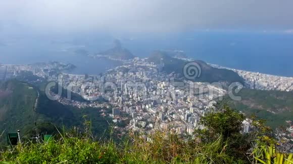 里约热内卢的景色山顶视频的预览图
