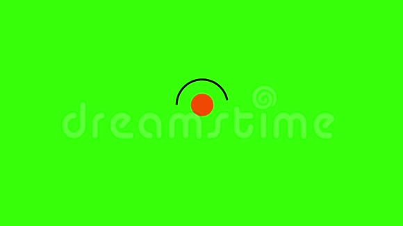 两支箭在绿色的彩色背景上击中目标视频的预览图