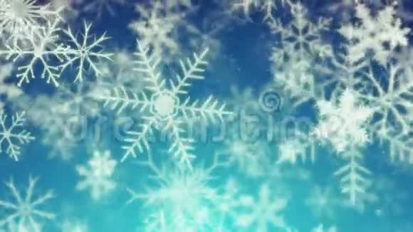 雪1080p雪和圣诞视频背景循环视频的预览图