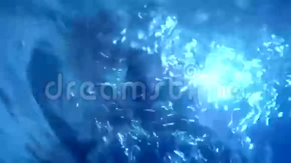 水泡蓝色背景纹理视频的预览图